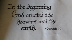 In the beginning, God created the heavens and the earth | Genesis Chapter 1 Verse 1
