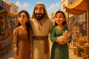 Elkanah and his two wives, Hannah, Peninnah, 1 Samuel 1, the story of Samuel's birth, marriage and polygamy in ancient Isarel